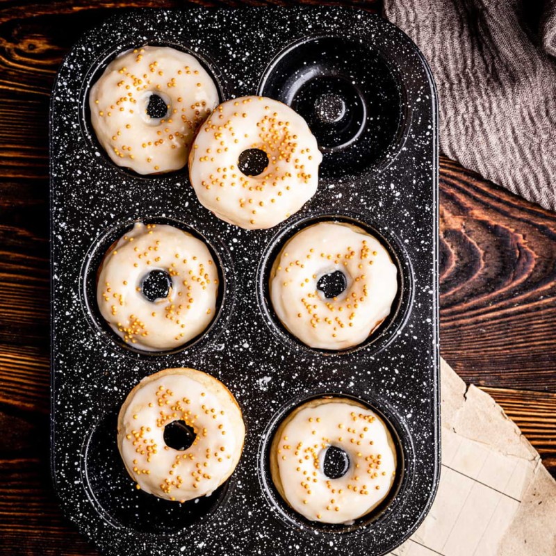 Forma blacha do pieczenia  pączków donut 6 gniazd KLAUSBERG