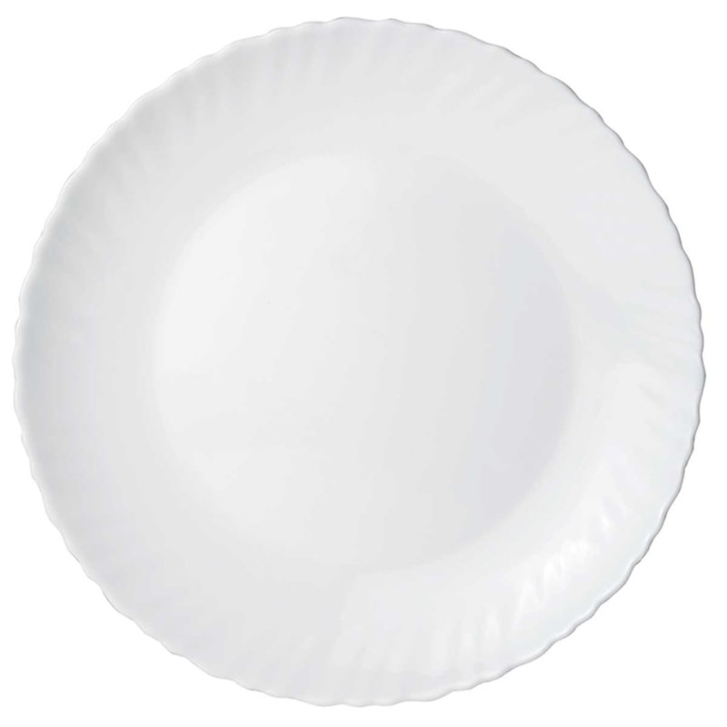 Komplet obiadowy dla 6 osób KINGHOFF 18 elem. biały