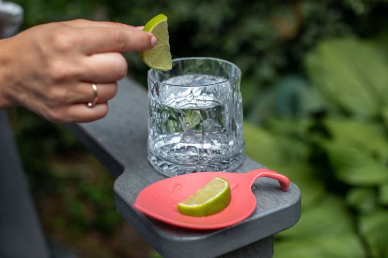 Spodeczki na przekąski 4 sztuki Leaf-on mix