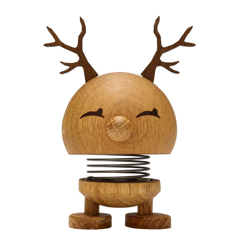 Figurka Hoptimist renifer Reindeer Bimble S dębowa mała