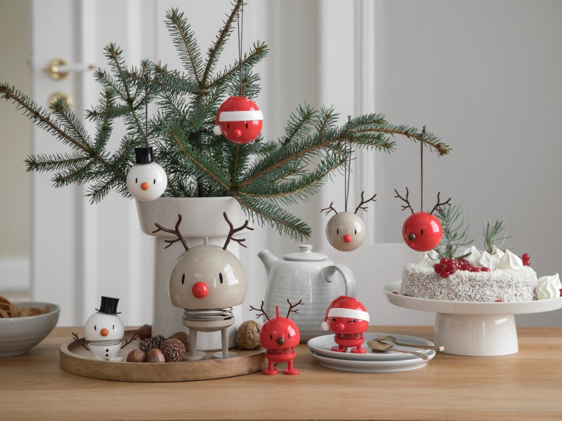 Figurka Hoptimist Mikołaj Santa Bimble S czerwona mała