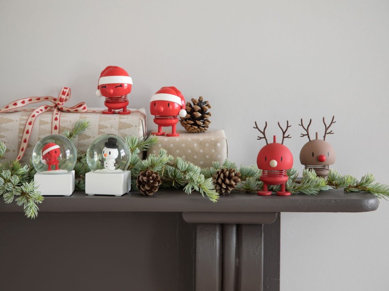 Figurka kula śnieżna Hoptimist Santa Snow Glob S czerwona mała