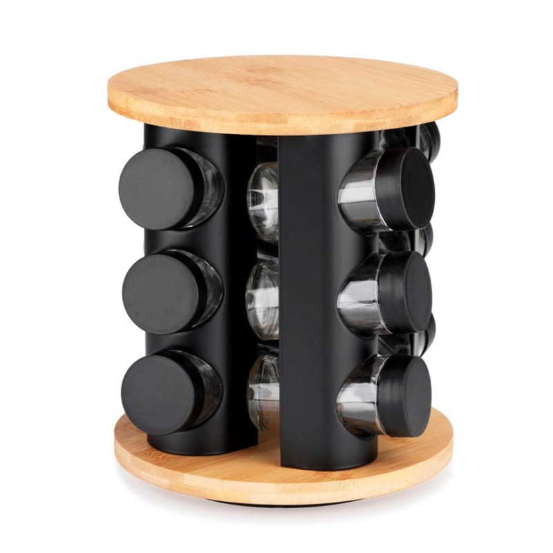 Stojak obrotowy na przyprawy 12 pojemników