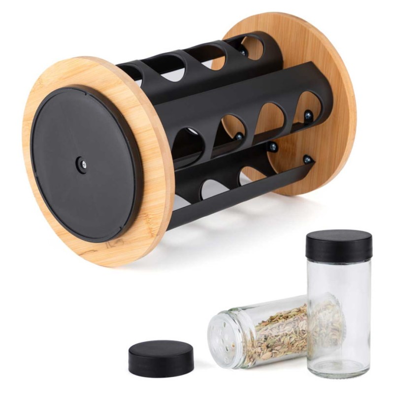 Stojak obrotowy na przyprawy 16 pojemników