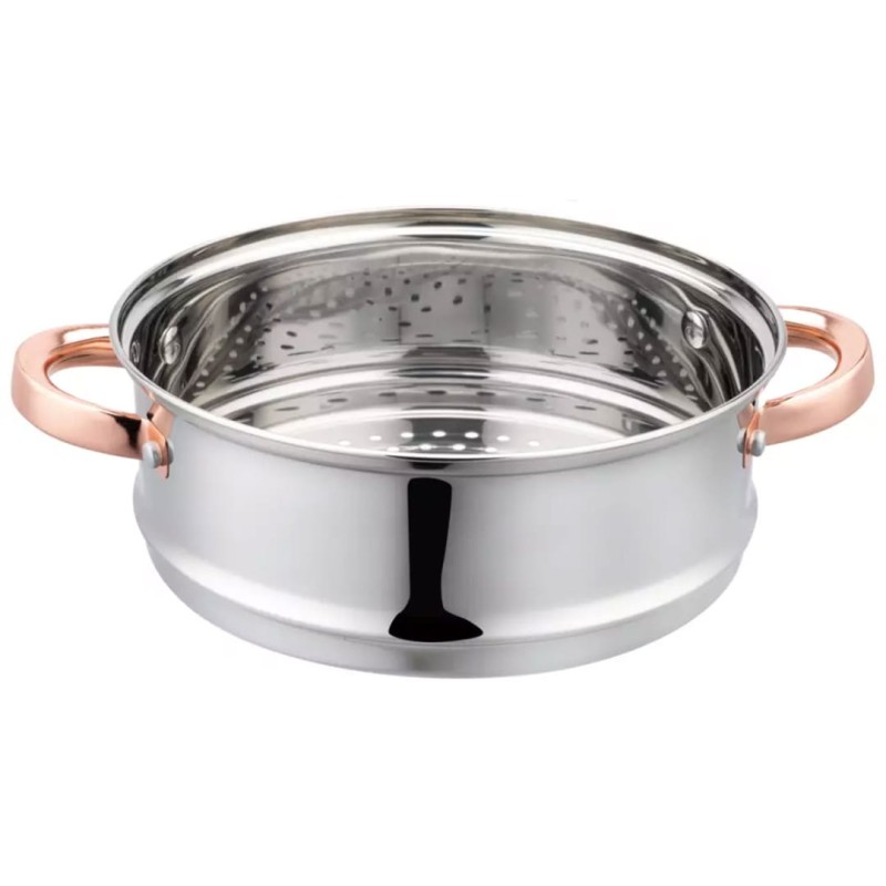 Garnek do gotowania na  parze 5 elem. 22cm ROSE GOLD