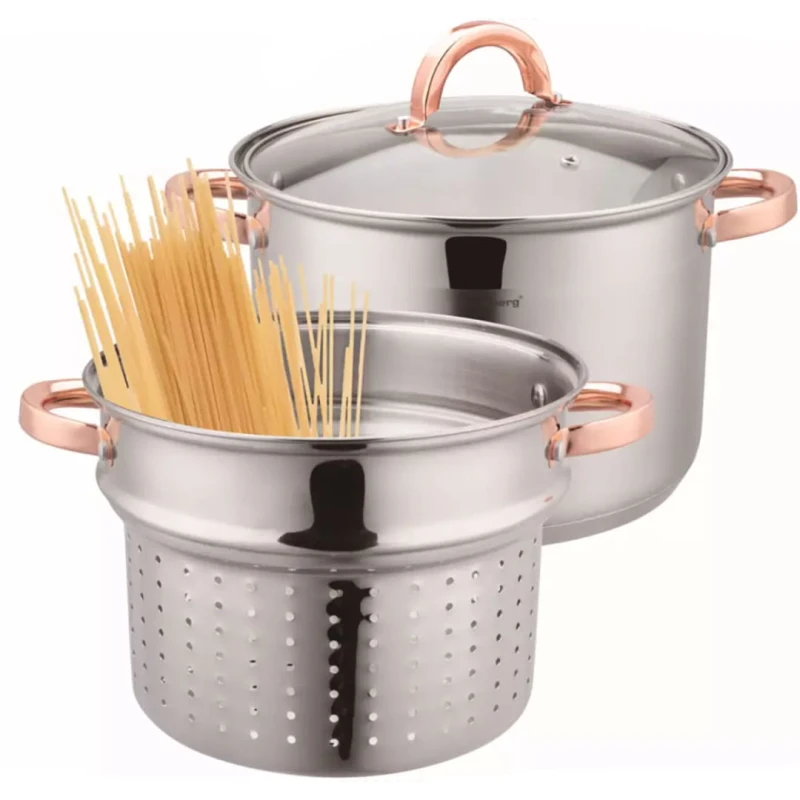 Garnek do gotowania makaronu 24cm 7,5l Klausberg
