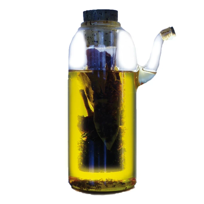 Butelka na oliwę i ocet 250 ml szklana