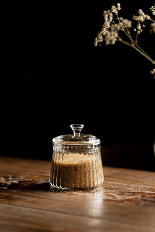 Cukiernica szklana z pokrywką 250 ml Mia