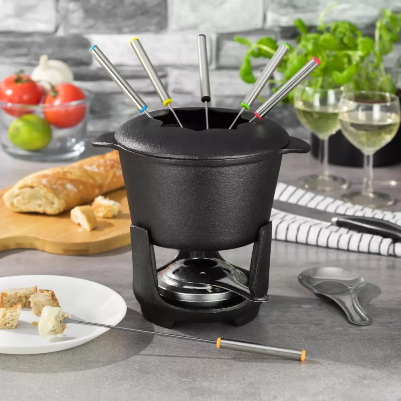 Fondue żeliwne zestaw dla 6 osób KINGHOFF