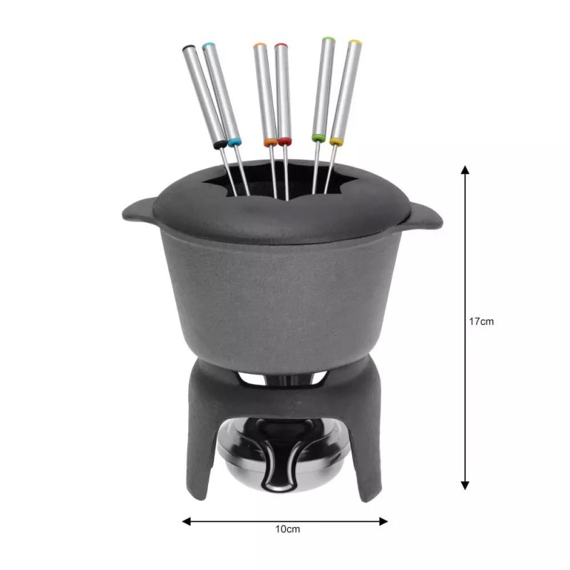 Fondue żeliwne zestaw dla 6 osób KINGHOFF