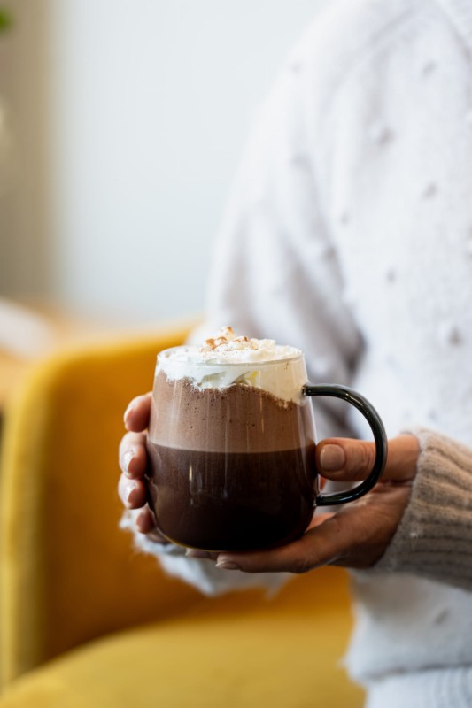 Komplet 2 szklanek z szarym uchem 400 ml Bolla