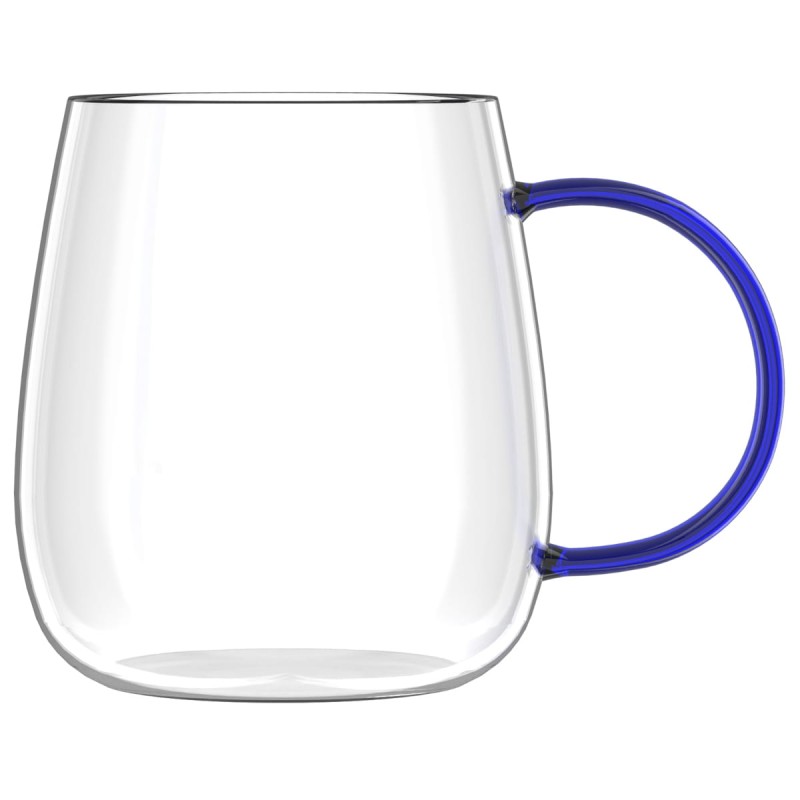 Komplet 2 szklanek z niebieskim uchem 400 ml Bolla