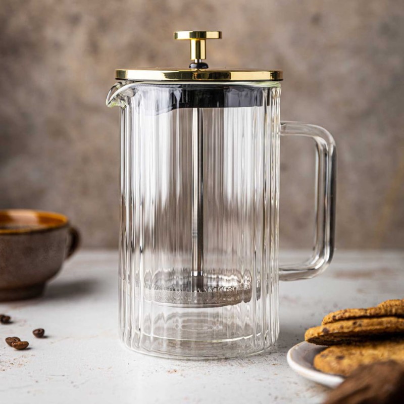 Zaparzacz tłokowy French Press do kawy herbaty 350ml KLAUSBERG