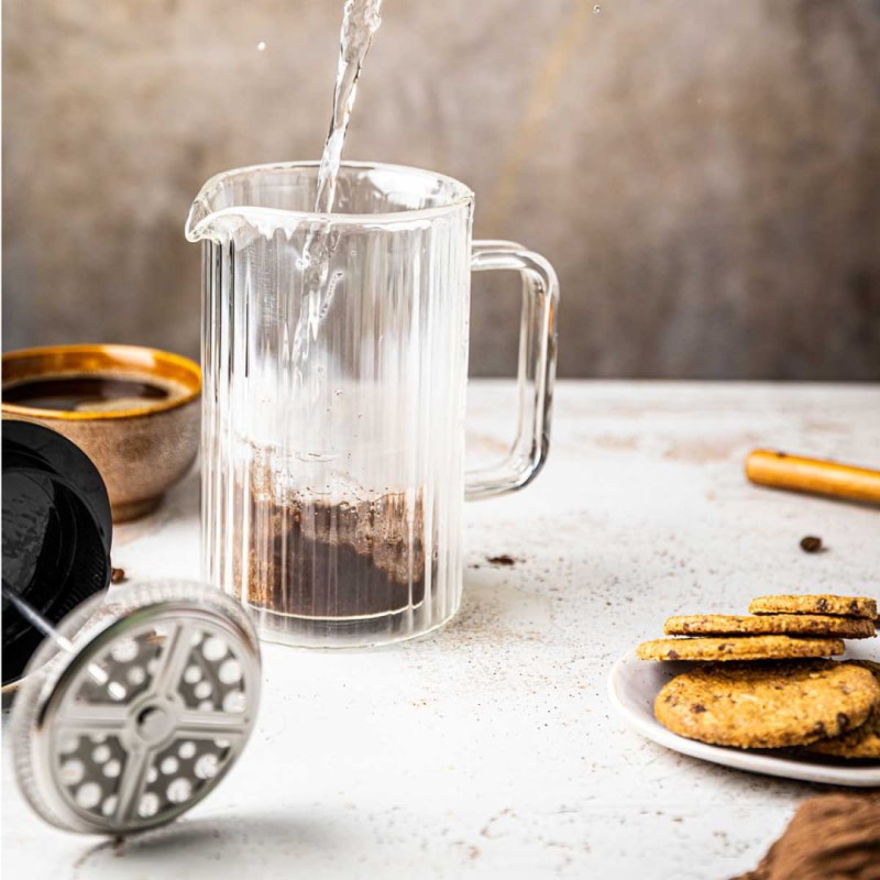 Zaparzacz tłokowy French Press do kawy herbaty 350ml KLAUSBERG