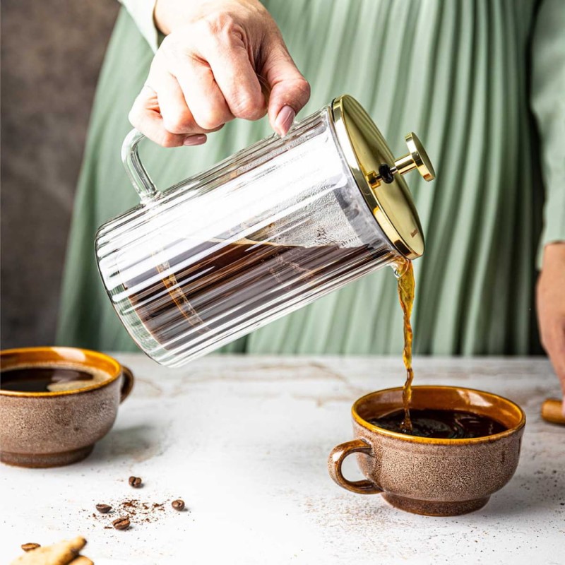 Zaparzacz tłokowy French Press do kawy herbaty 350ml KLAUSBERG