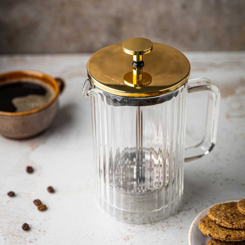 Zaparzacz tłokowy French Press do kawy herbaty 350ml KLAUSBERG