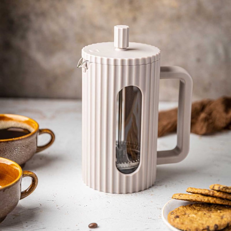 Zaparzacz tłokowy French Press do kawy herbaty 600ml KLAUSBERG KB-7749 różowy