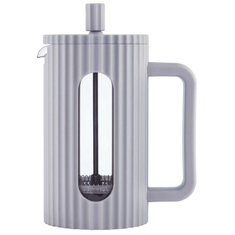 Zaparzacz tłokowy French Press do kawy herbaty 600ml KLAUSBERG KB-7747 szary