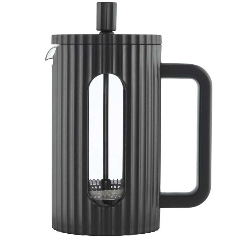 Zaparzacz tłokowy French Press do kawy herbaty 600ml KLAUSBERG KB-7746 czarny