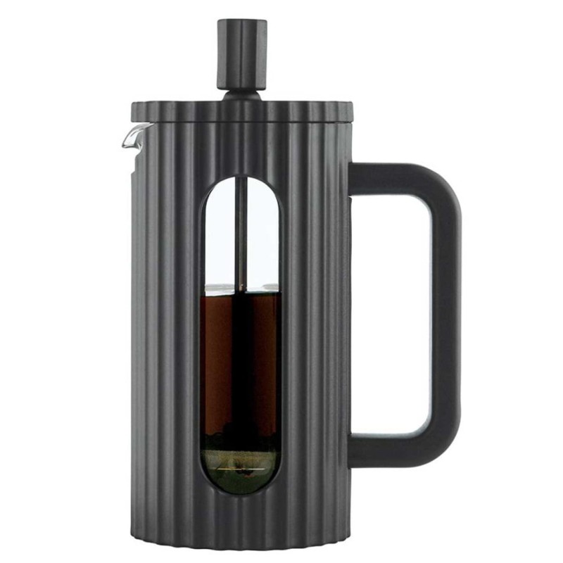 Zaparzacz tłokowy French Press do kawy herbaty 600ml KLAUSBERG KB-7746 czarny