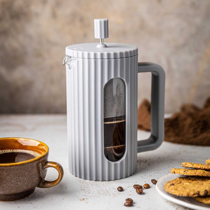 Zaparzacz tłokowy French Press do kawy herbaty 350ml KLAUSBERG KB-7742 sary