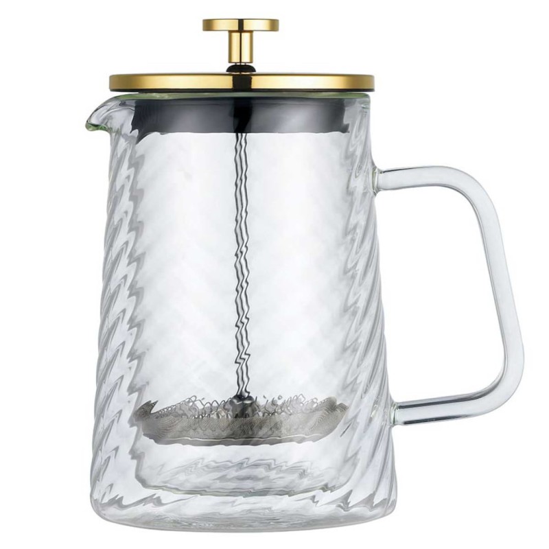 Zaparza tłokowy French Press do kawy herbaty szklany 600ml KLAUSBERG