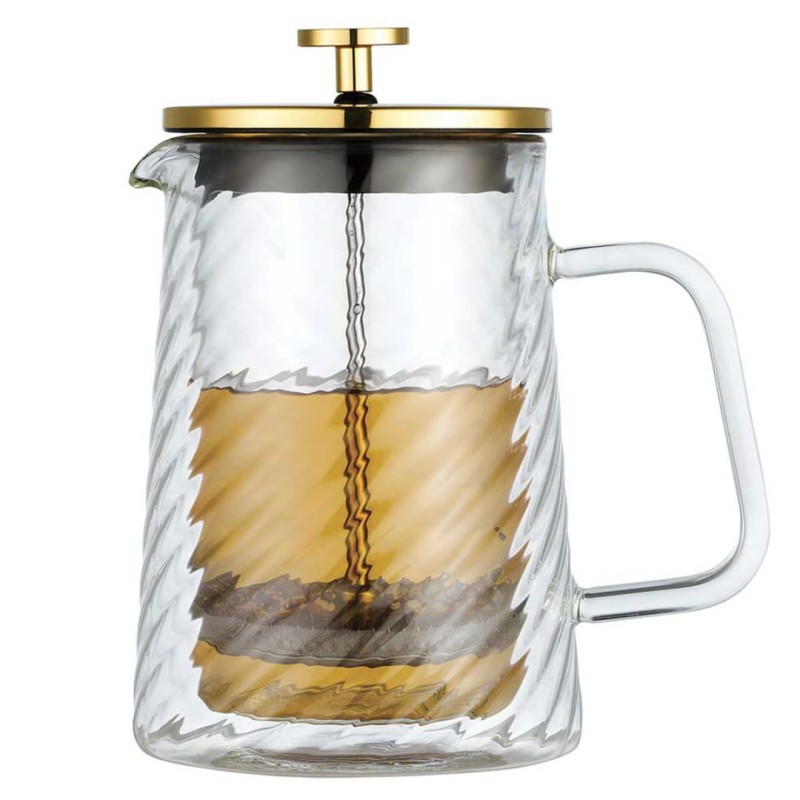 Zaparza tłokowy French Press do kawy herbaty szklany 600ml KLAUSBERG