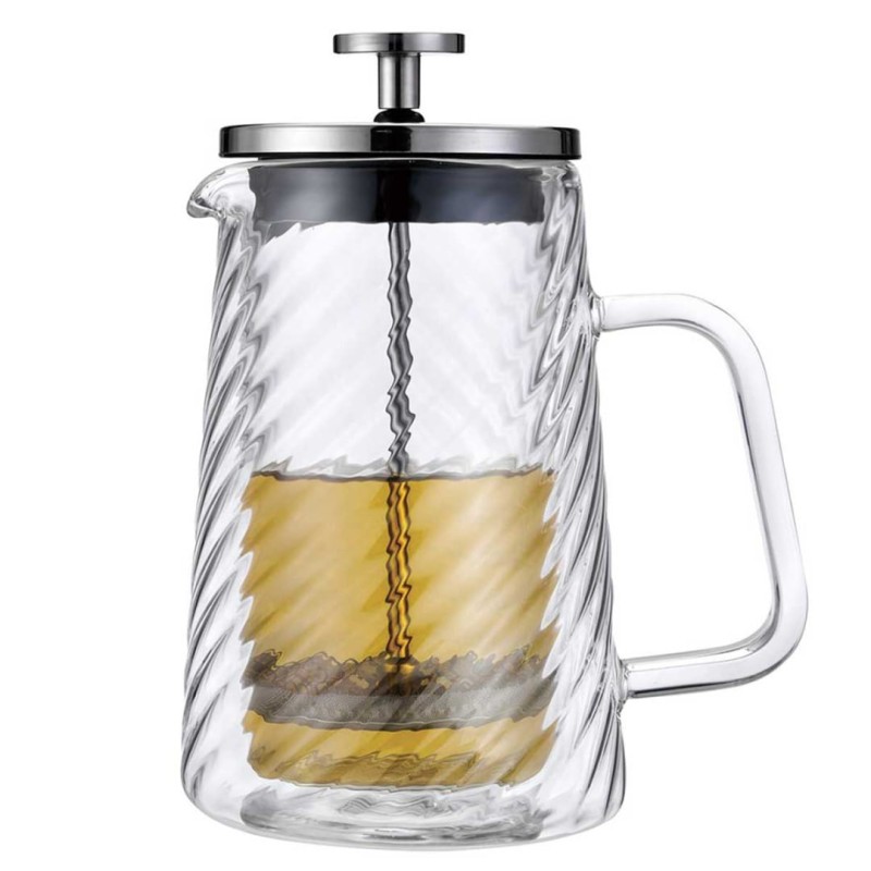 Zaparza tłokowy French Press do kawy herbaty szklany 350ml KLAUSBERG