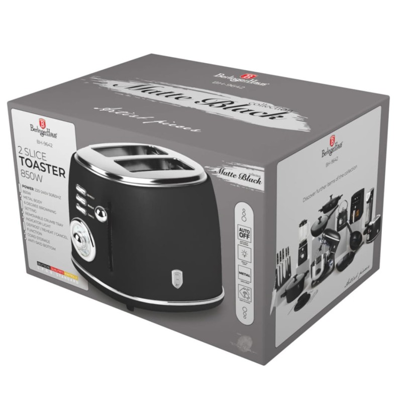 Toster do grzanek BERLINGER HAUS MATTE BLACK