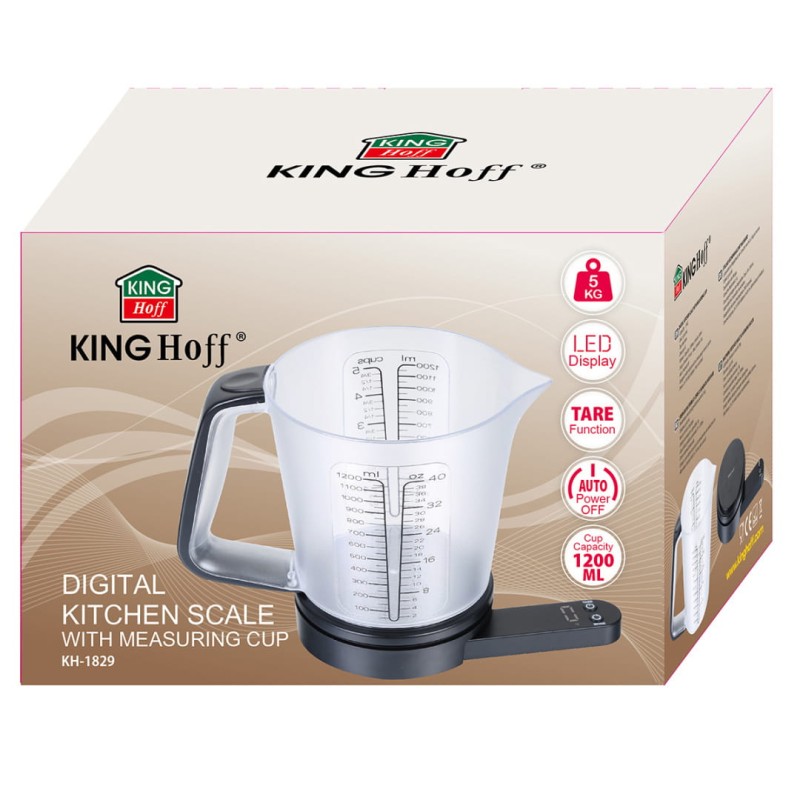 Waga kuchenna elektroniczna z dzbankiem 1200ml KINGHOFF