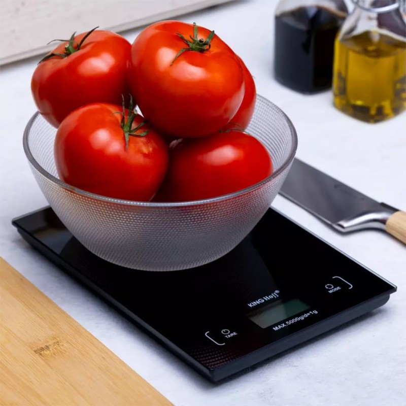 Waga kuchenna elektroniczna do 5kg KINGHOFF czarna