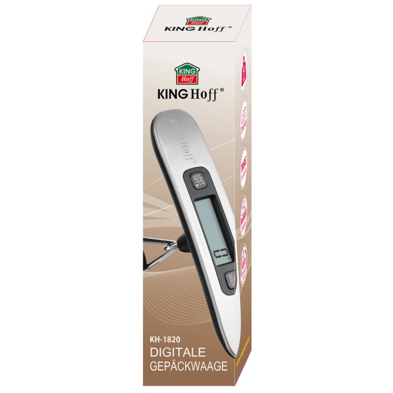 Waga bagażowa elektroniczna 1-50kg KINGHOFF