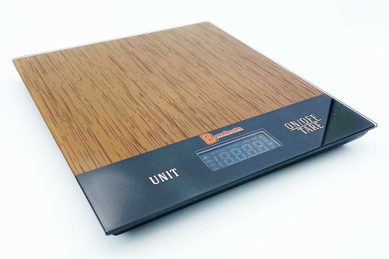 Waga szklana elektroniczna z wyświetlaczem LCD do 5kg