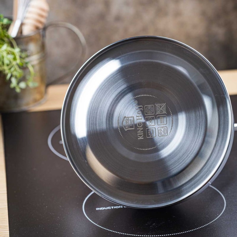 Czajnik z gwizdkiem 2,5L KINGHOFF srebrny