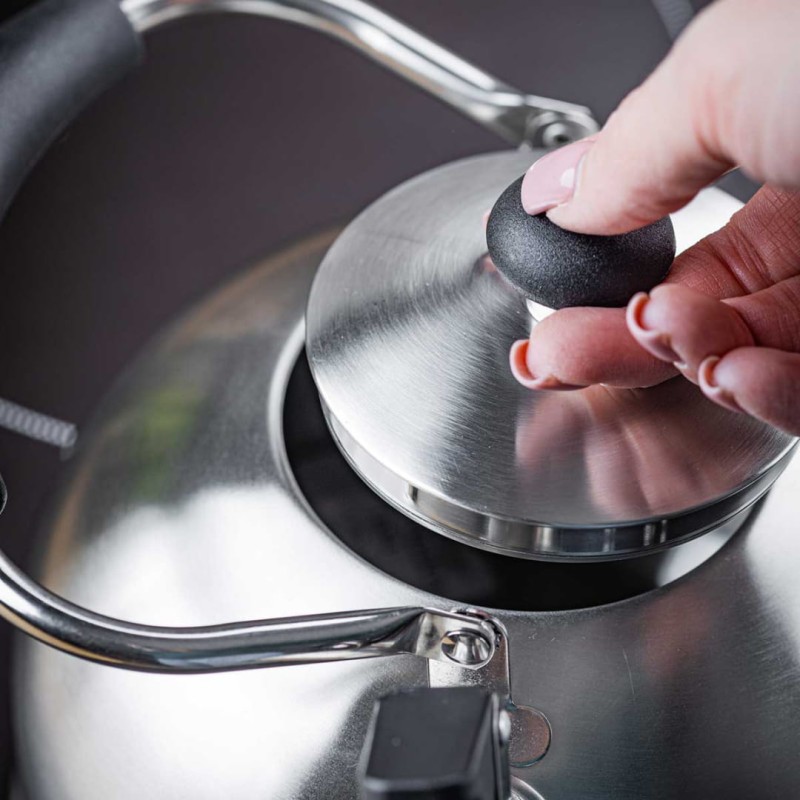 Czajnik z gwizdkiem 2,5L KINGHOFF srebrny