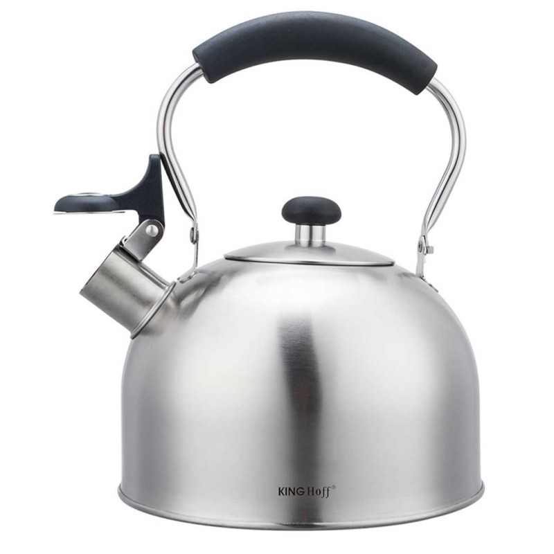 Czajnik z gwizdkiem 2,5L KINGHOFF srebrny