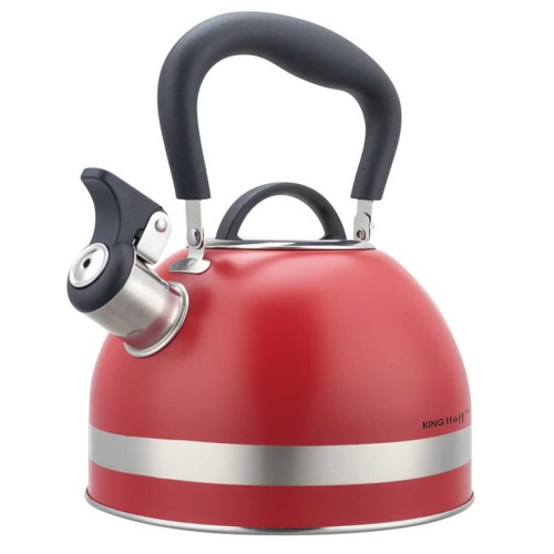 Czajnik z gwizdkiem 1,8L KINGHOFF czerwony