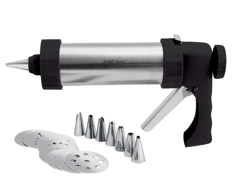 Maszynka pistolet do ciasteczek dekorator KINGHOFF