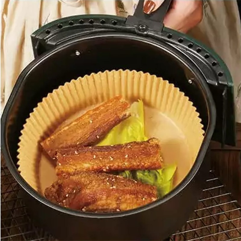 Filtr papierowy wkład do frytownicy Air Fryer 20cm 100szt. KLAUSBERG