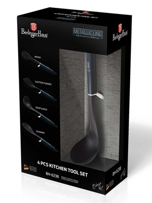 Zestaw przyborów kuchennych BERLINGER HAUS Aquamarine