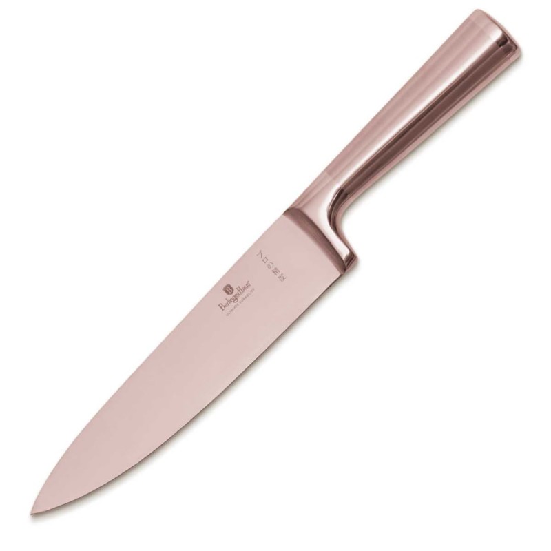 Nóż szefa kuchni stalowy 22cm BERLINGER HAUS ROSE GOLD