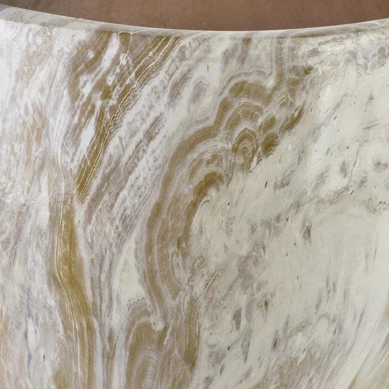 Komplet 3 doniczek 37x37x29,5/28x28x24/20x20x19cm NEVA MARBLE