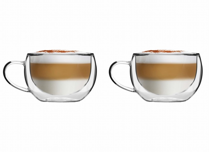 Komplet 2 filiżanek z podwójną ścianką Bolla 300 ml