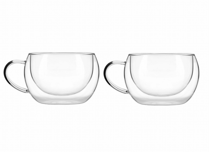 Komplet 2 filiżanek z podwójną ścianką Bolla 300 ml