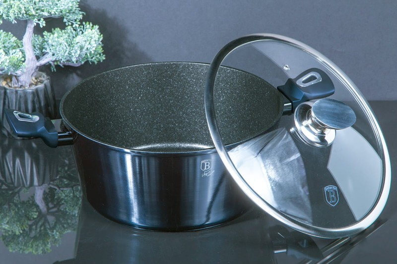 Garnek z powłoką granitową 20cm BERLINGER HAUS AQUAMARINE aquamaryna