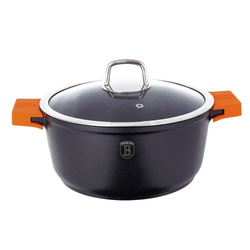 Garnek z powłoką GRANIT DIAMOND 20cm 2,4l BERLINGER HAUS