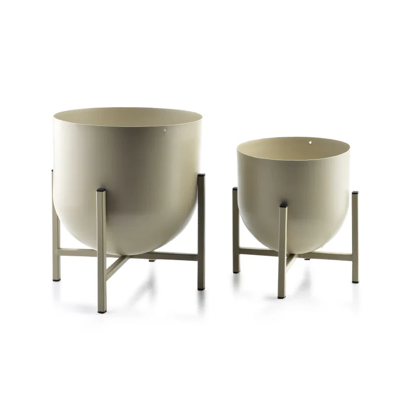 Komplet 2 osłonek 24xh26cm/18,5xh21cm SWEN BEIGE