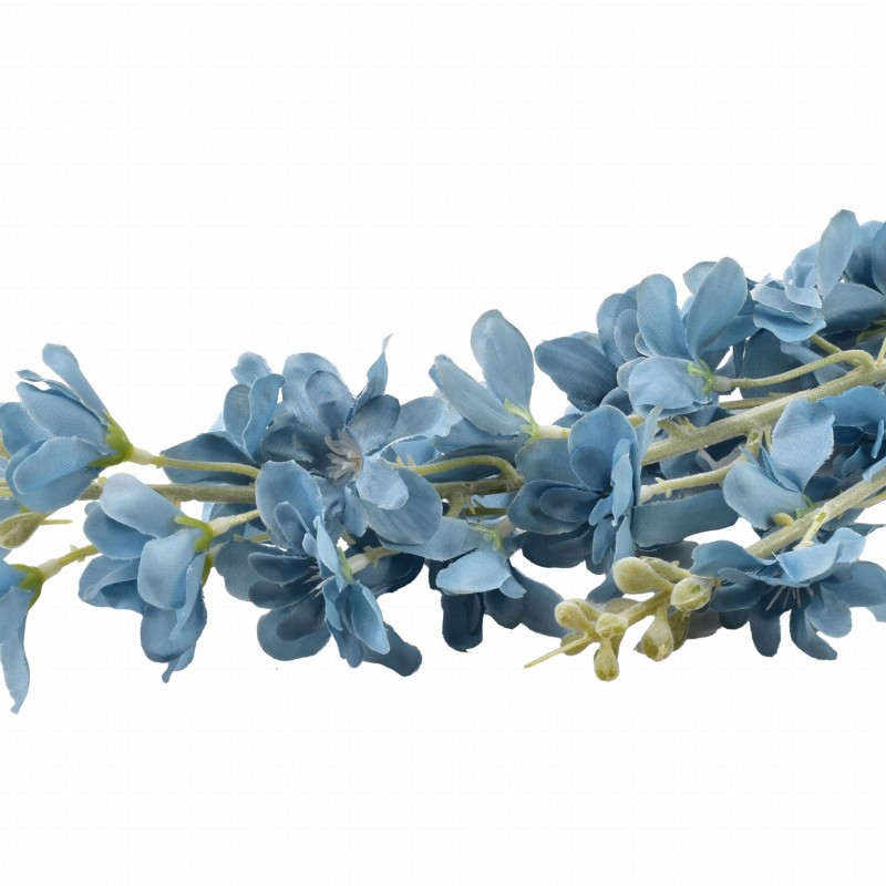 Kwiat sztuczny OSTRÓŻKA niebieska 88cm