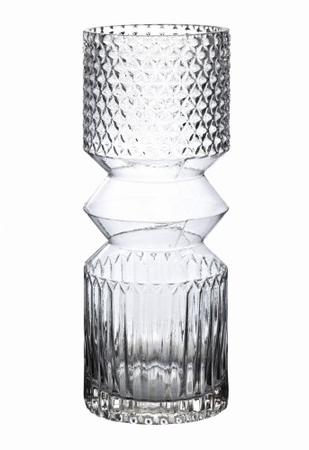Wazon szklany 11xh29,5cm SERENITE bezbarwny