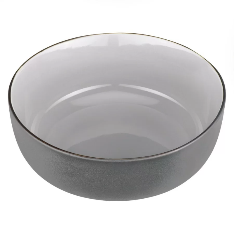 Misa porcelanowa 16,5 cm TIME szara 800ml